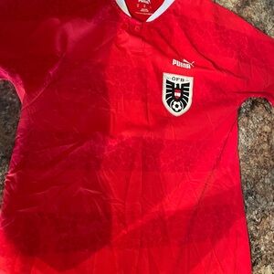 Puma osterreich soccer jersey